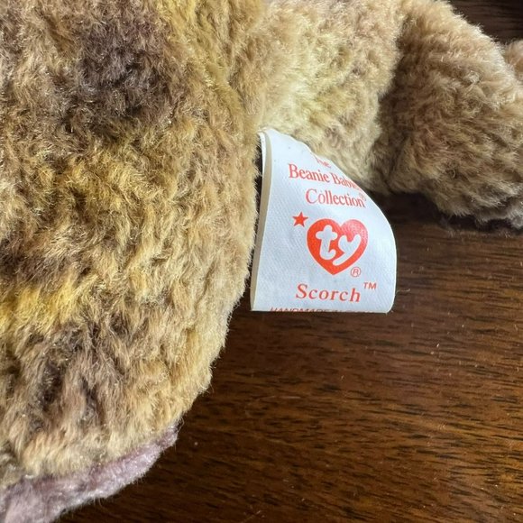 Ty Beanie Baby Scorch the Dragon  -  Style Number #04210 - Picture 10 of 10